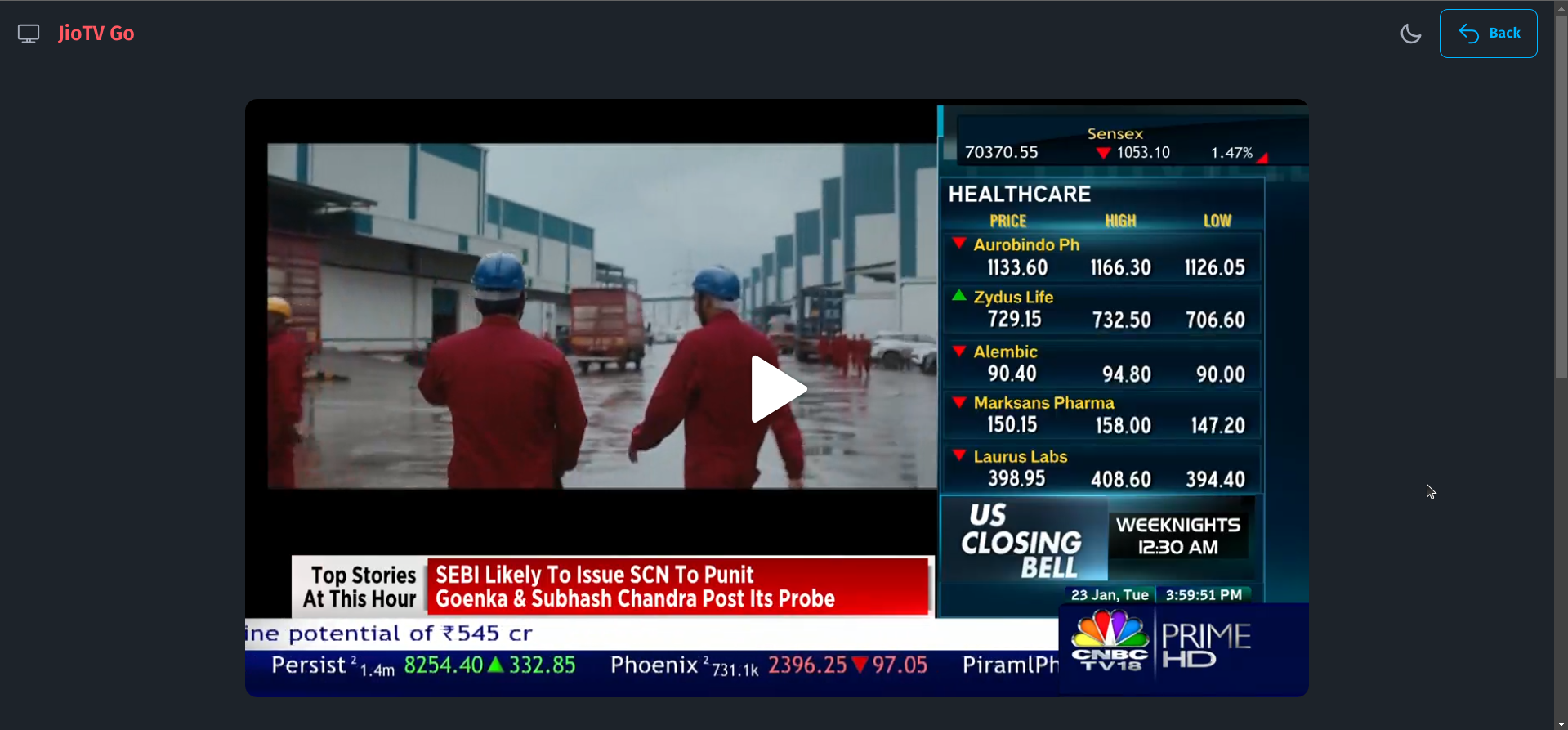Live TV Player